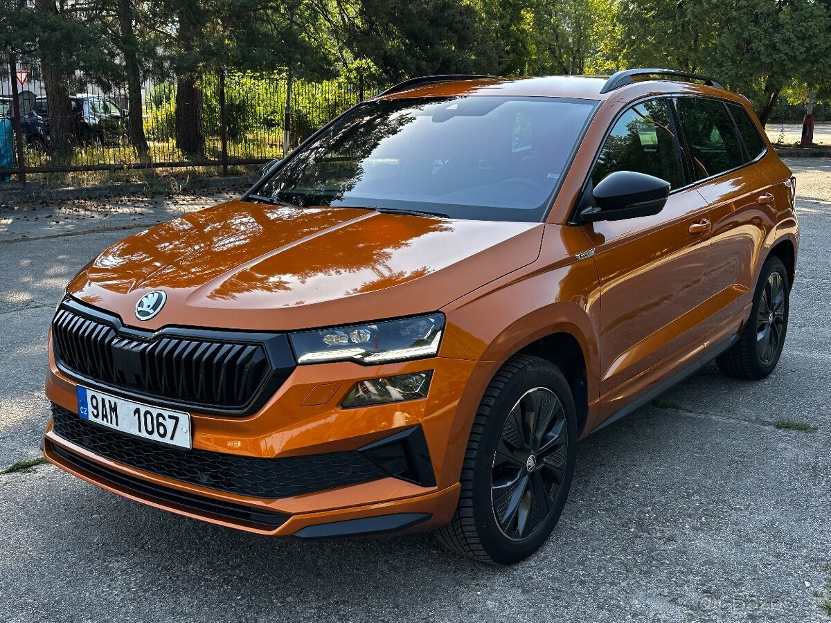 Škoda Karoq 2.0 TSI 140kW, SportLine 4x4 DSG, 2022, ČR