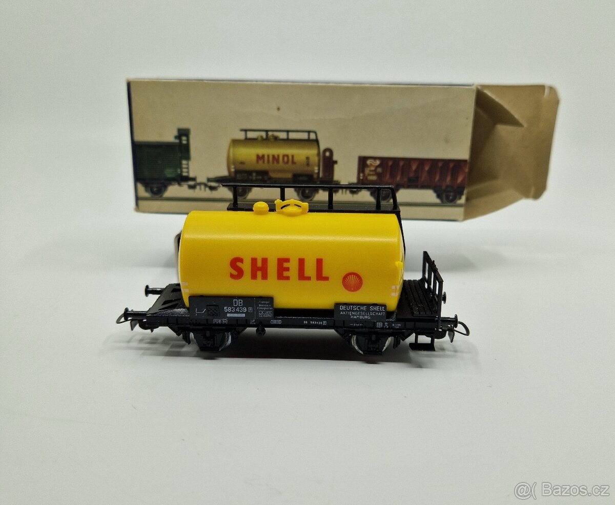 model nákladního vagónu (cisterny) Shell, PIKO H0