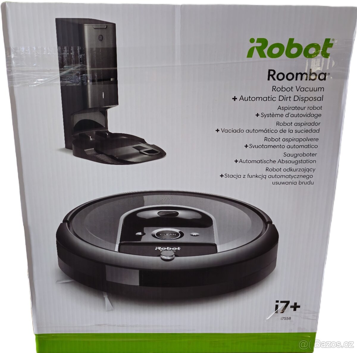 Robotický vysavač iRobot Roomba i7+ (black 7558) záruka