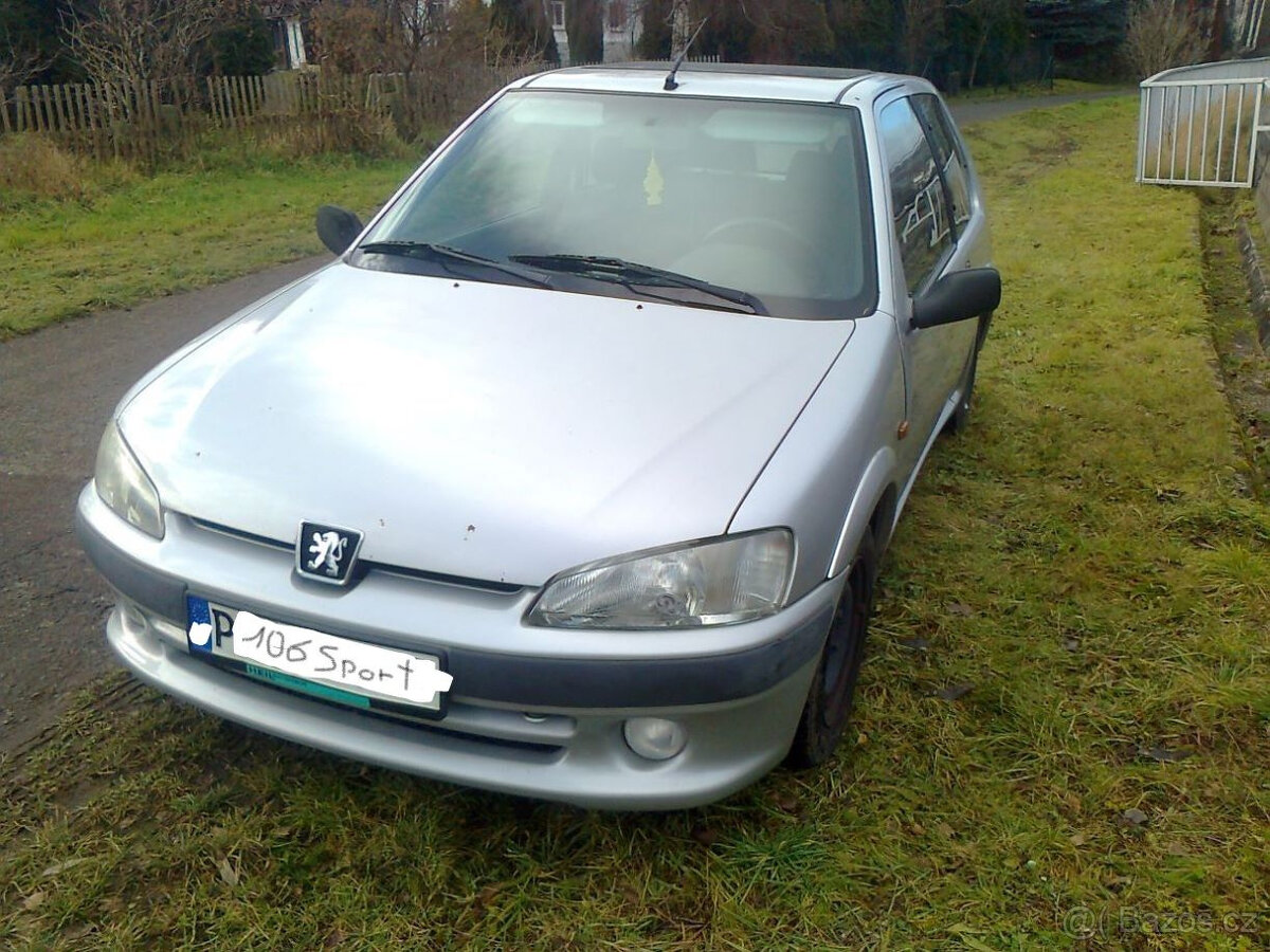 Peugeot 106 Sport,1.1i,44kW,163tis.km,JARNÍ SLEVA,jistádohod