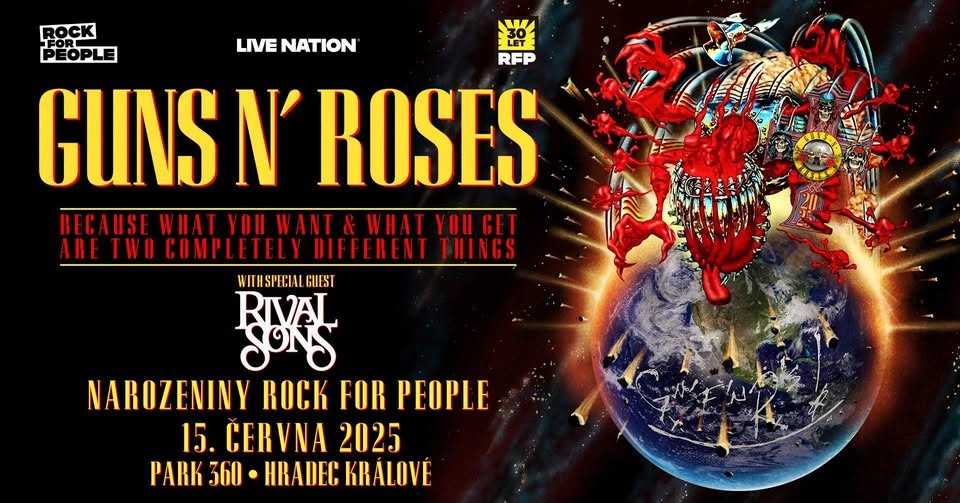 Guns n Roses - golden circle Rock for People 15.6.25