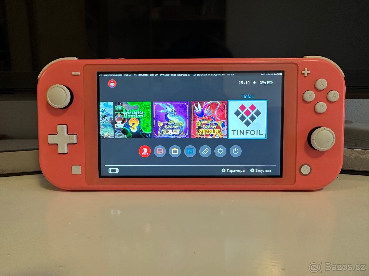 Nintendo Switch Lite CFW + SD kartu 128
