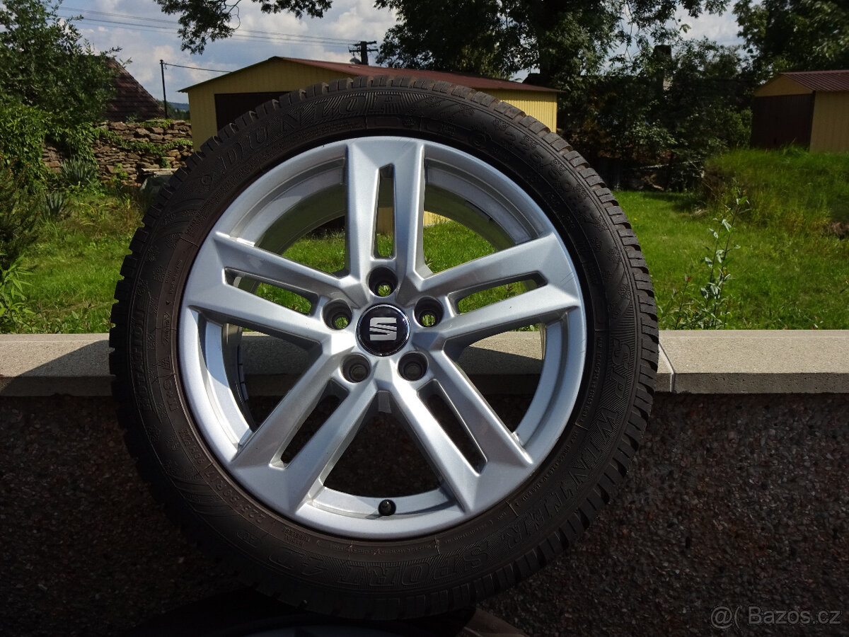 Seat Alhambra + VW Sharan - zánovní zimní alu kola 17"
