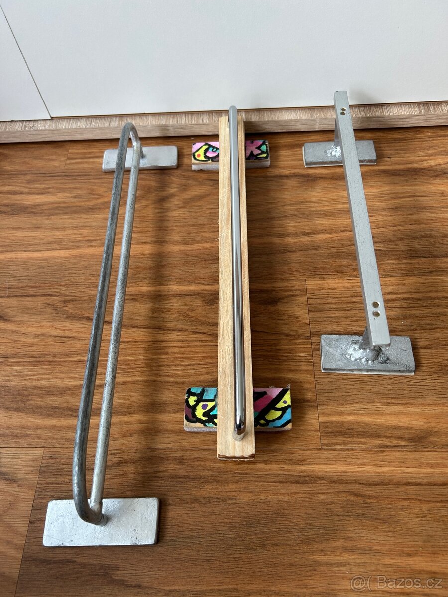 Sada 3 railu na fingerboard