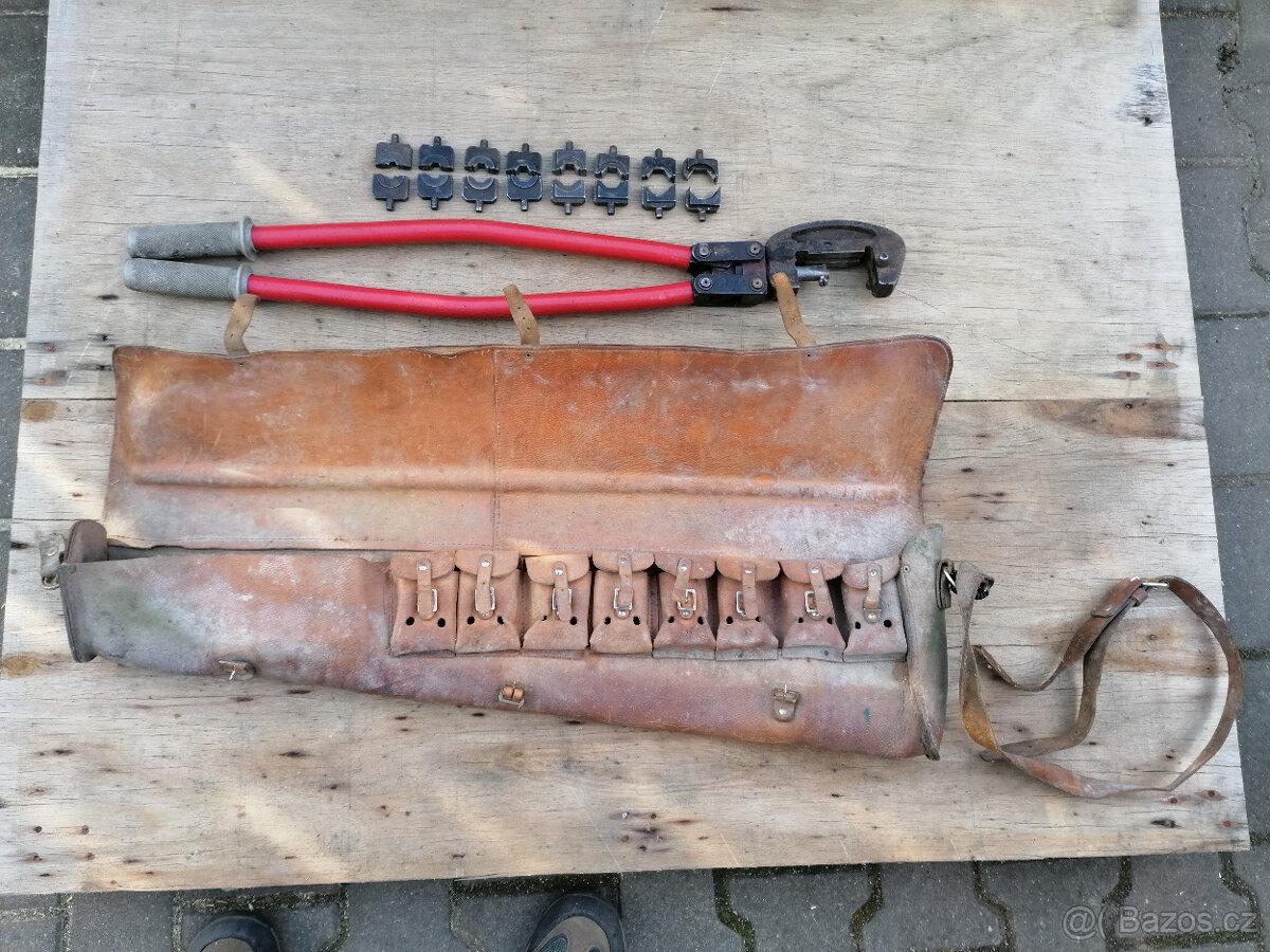 Ruční mechanické lisovací klestě na kabelová oka