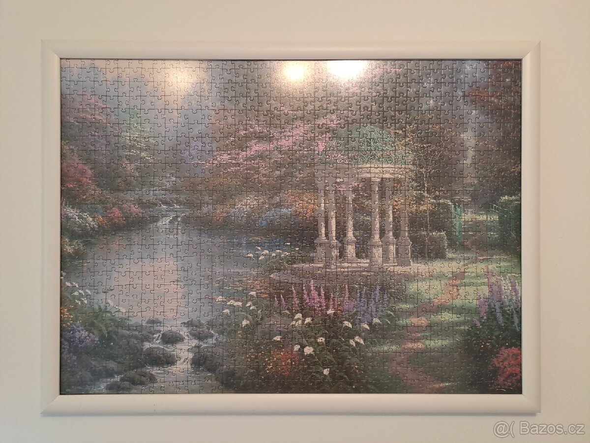 Zasklené 2 puzzle obrazy Kinkade Thomas
