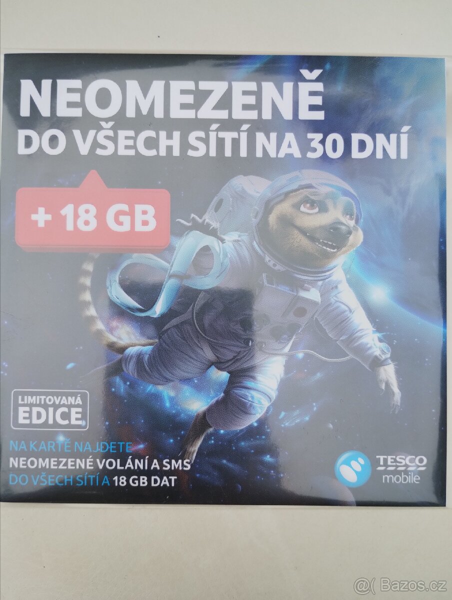 SIM karta pěkné číslo