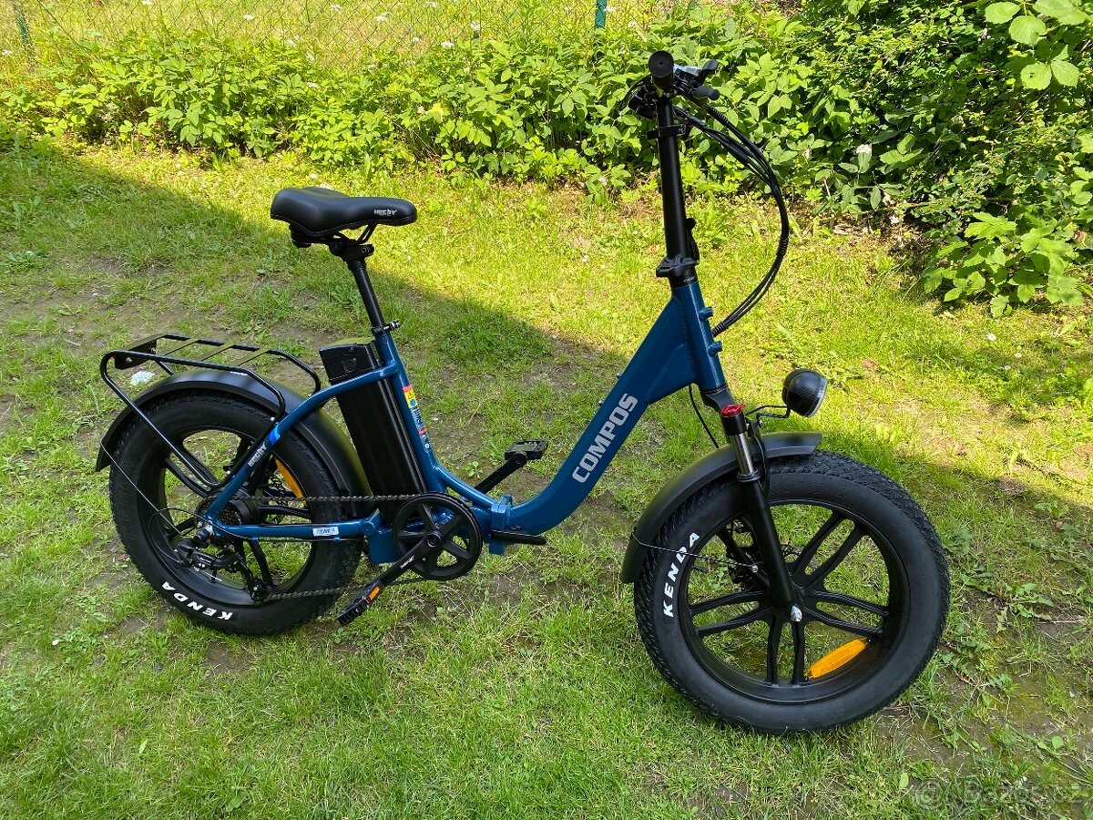 Elektrokolo Fatbike HECHT COMPOS XL blue ebike Fat