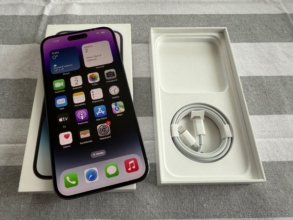 iPhone 14 Pro Max 256GB - prasklé sklo