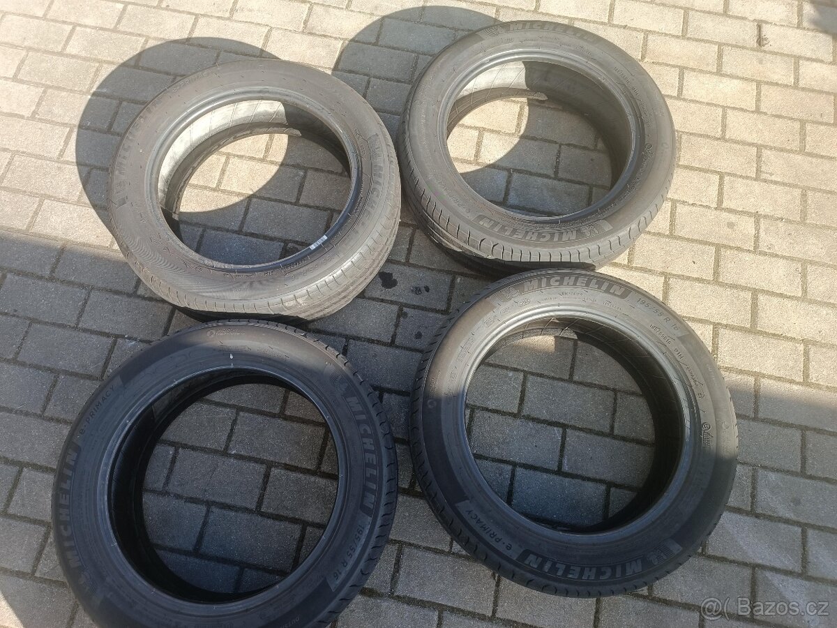 160. 4x letní pneu Michelin 195/55 R16