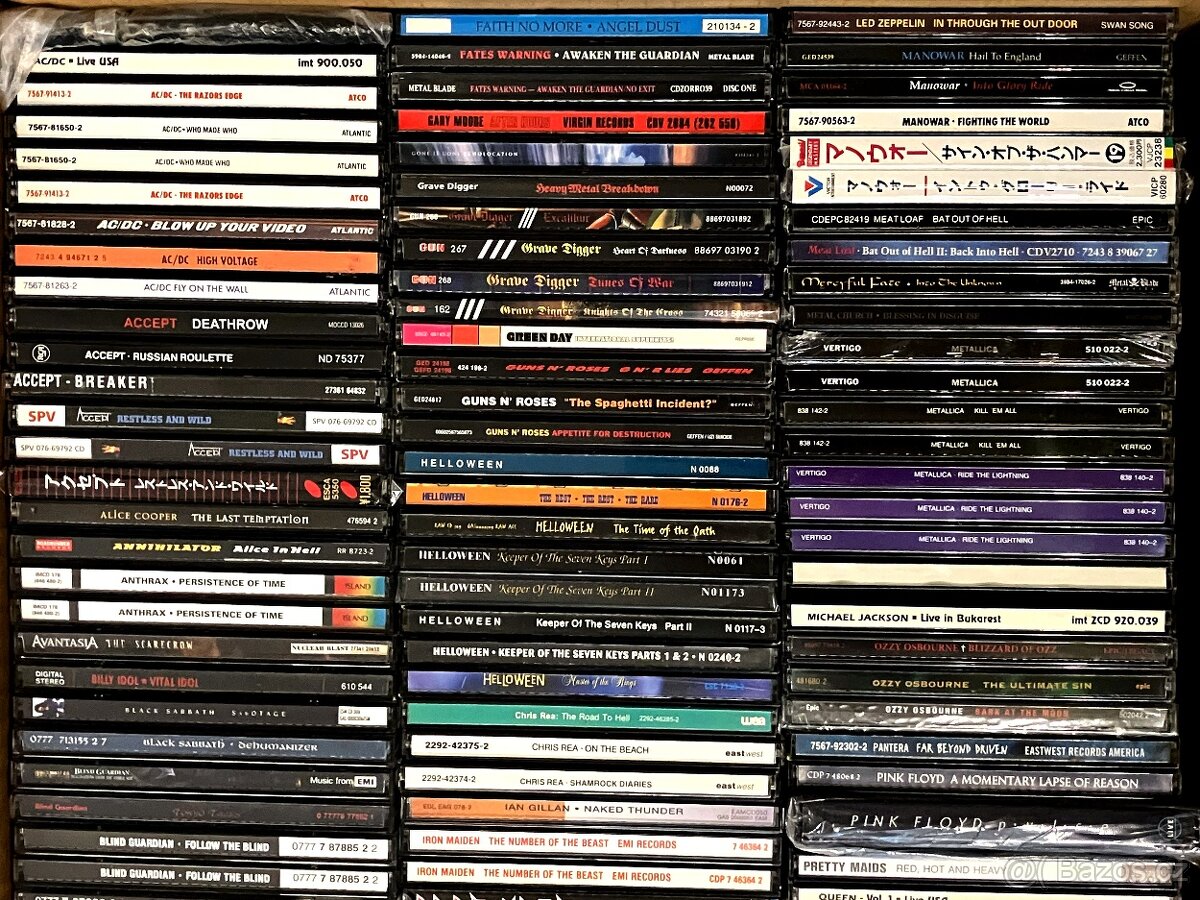 CD OZZY OSBOURNE po 250,-Kč nebo vše za 1100,-