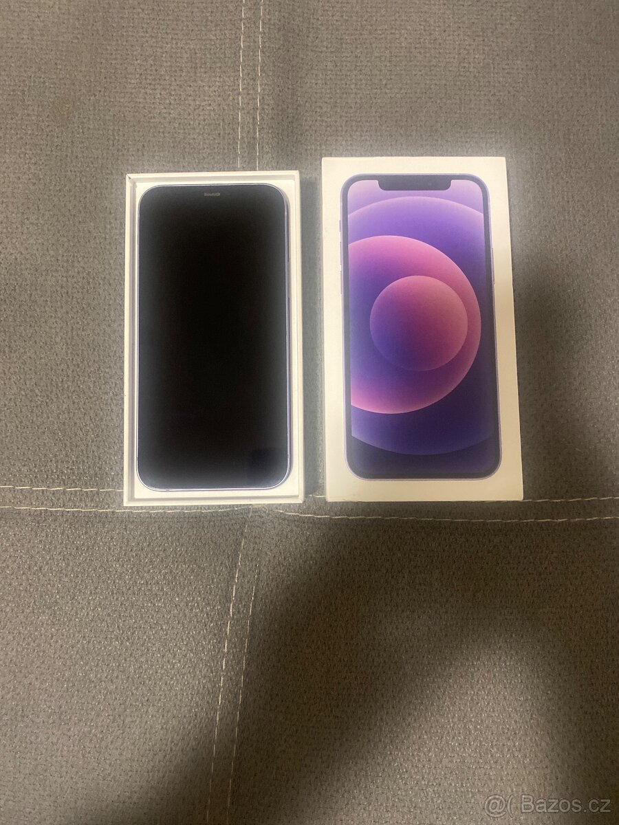 Prodám Apple iphone 12, purple 64GB