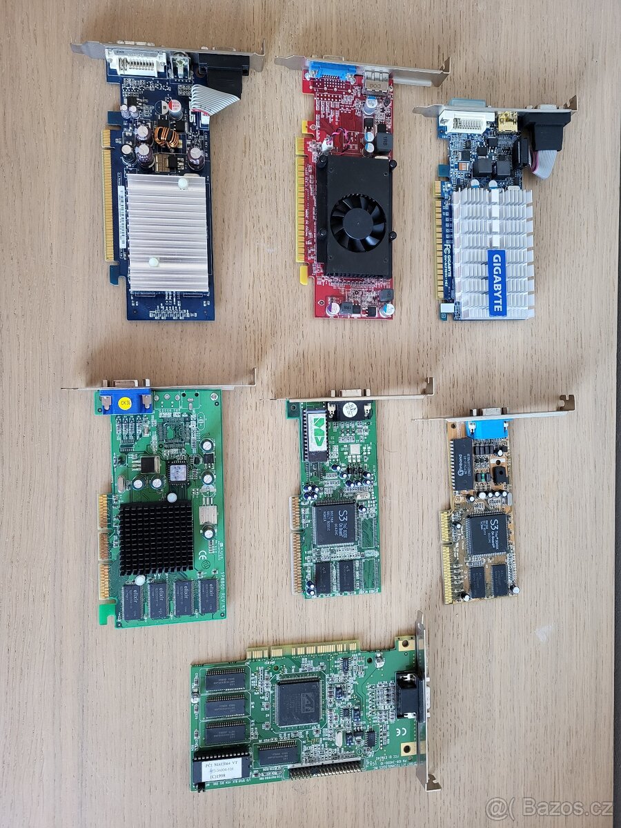 Staré grafické karty (i retro)