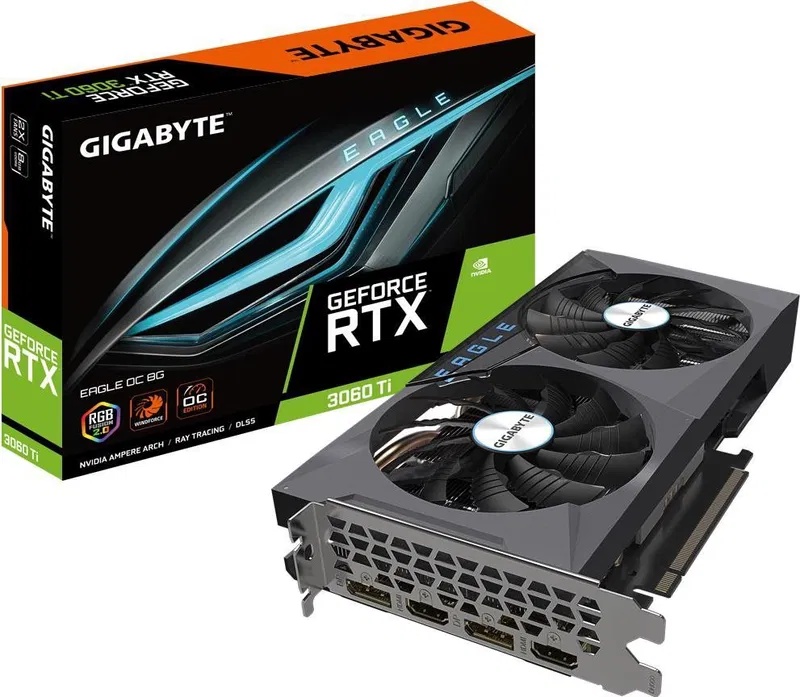 Zánovní NVIDIA GeForce RTX 3060 TI EAGLE OC 8GB