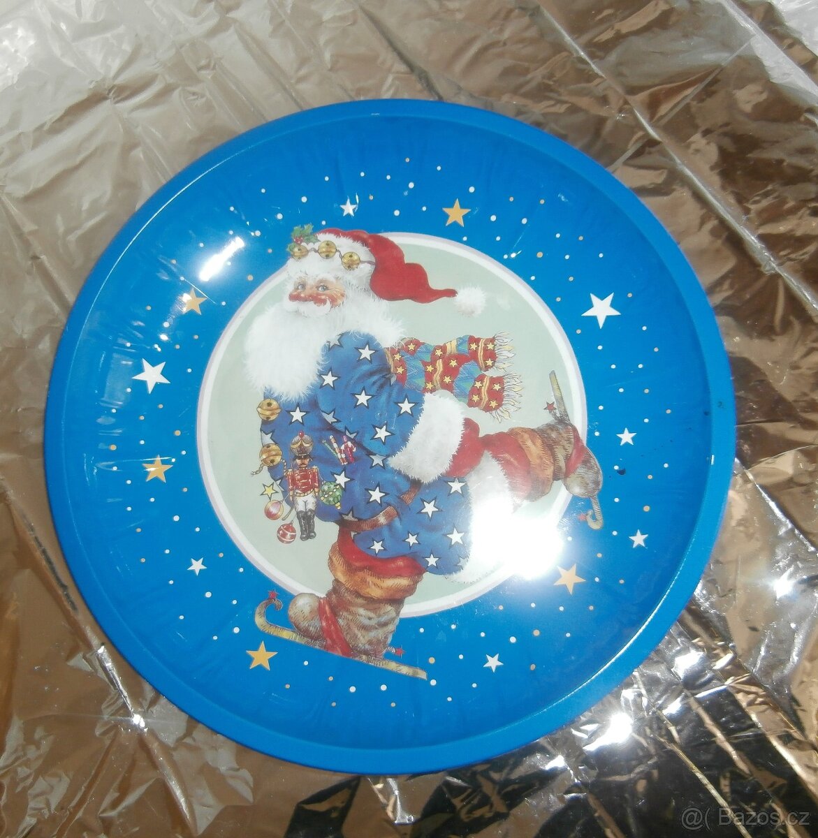 PLECHOVÝ TALÍŘ VÁNOCE