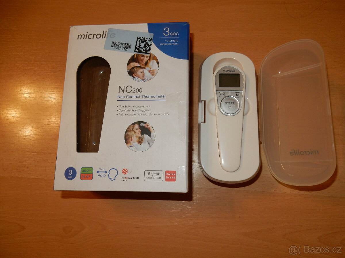 Prodám digitální bezkontaktní teploměr Microlife nc200