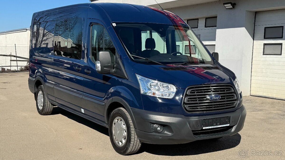 Ford Transit 6míst, L3H2, klima, 125kW