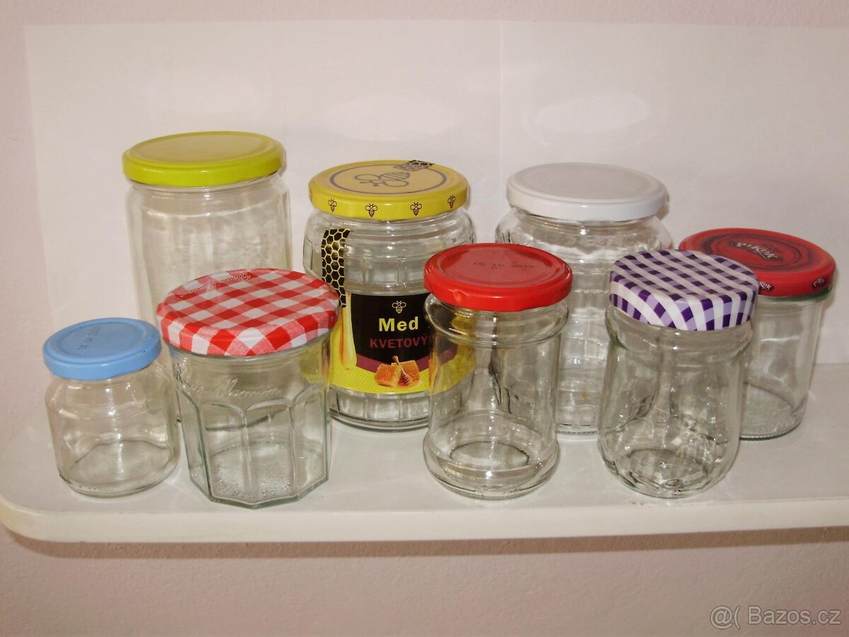 Zavařovací sklenice, různé druhy
