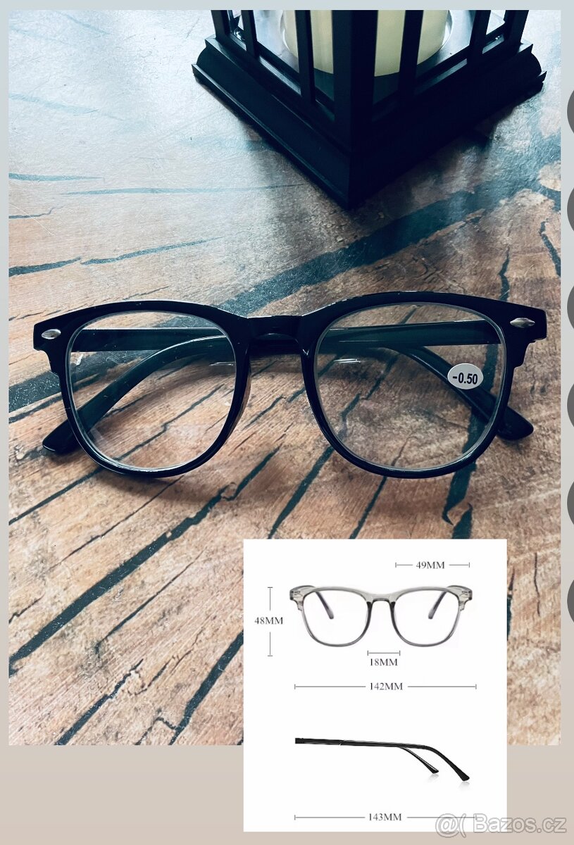 Neutrální brýle na dálku