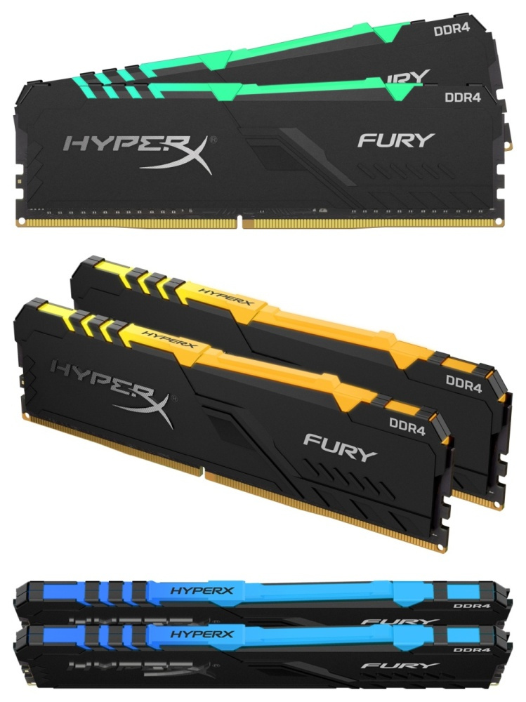 Kingston HyperX Fury RGB 16GB DDR4-2666 (2x8GB)
