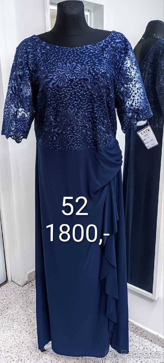 52 NOVÉ plesové šaty KRAJKOVÉ