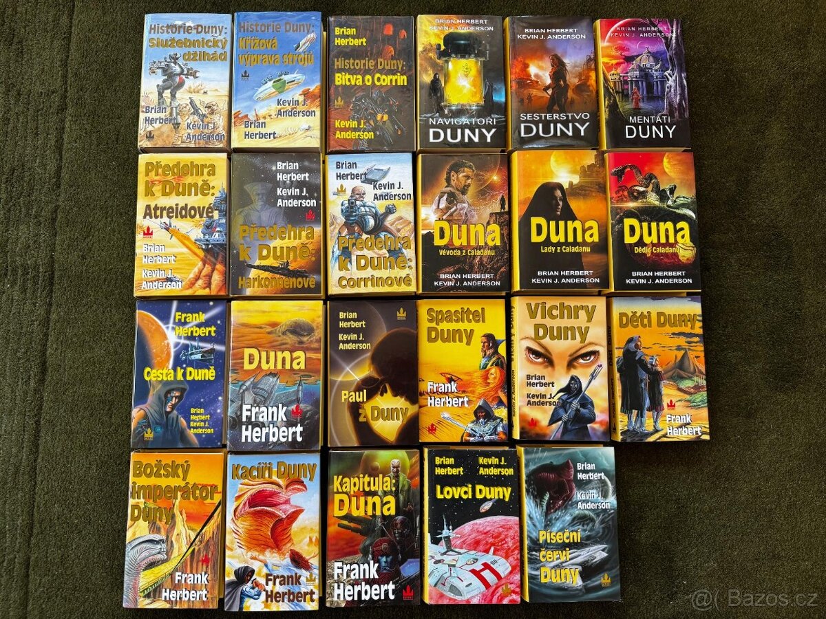Duna - 23 knih - KOMPLET sbírka Baronet