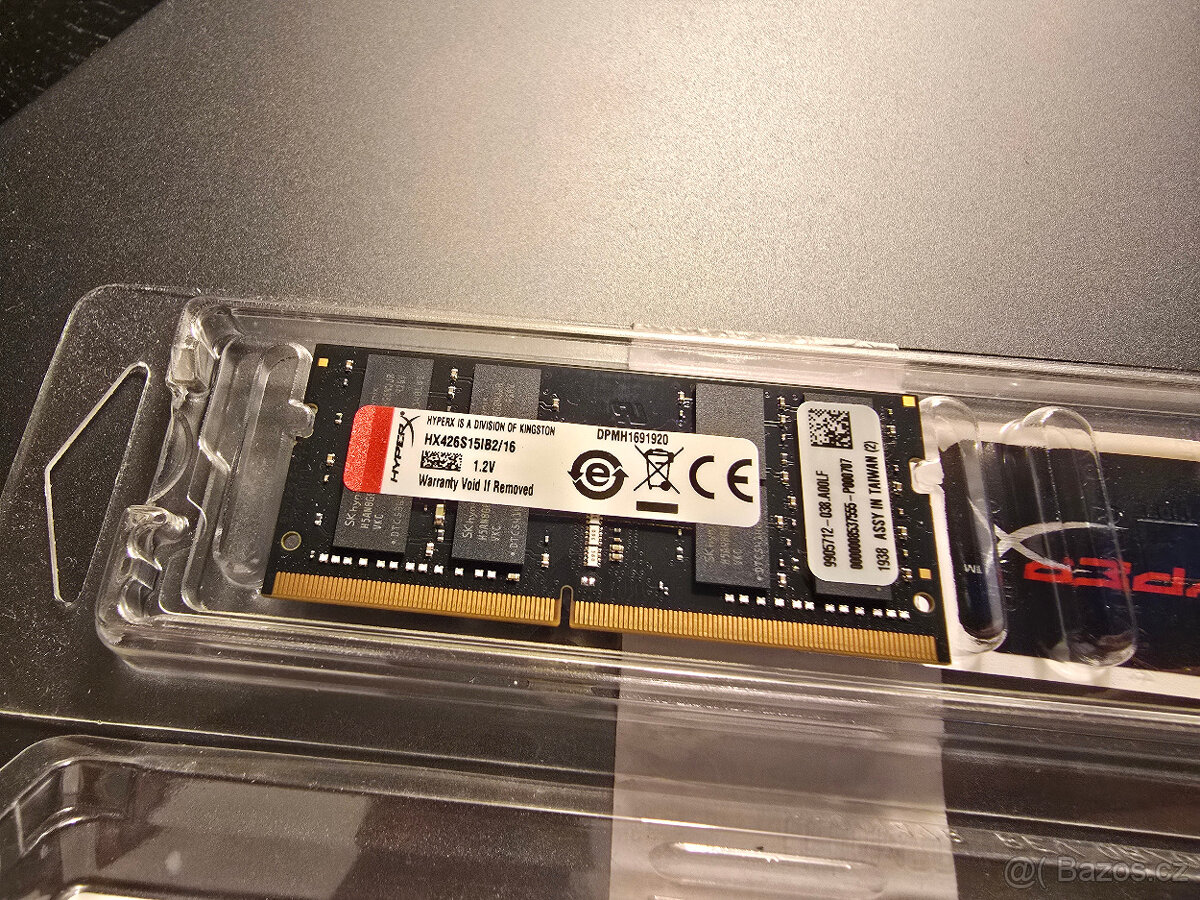 HyperX Impact SODIMM 1x16GB DDR4 2666MHz CL15