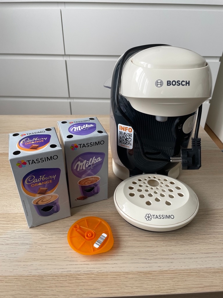 Kávovar na kapsle BOSCH TAS1107 Style + kapsle