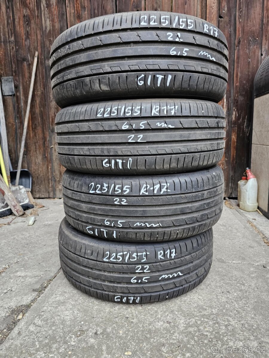 Letní sada pneu 225/55 R17