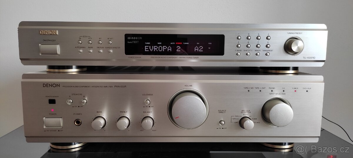 DENON PMA - 655R + DENON TU-1500RD + 2x dálka Top Stav
