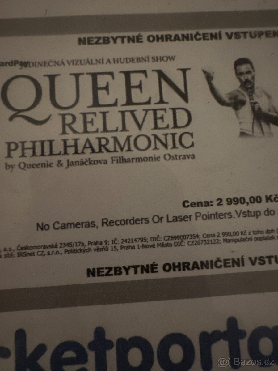 Vstupenky Queen Relived Philharmonic 16.5.2025