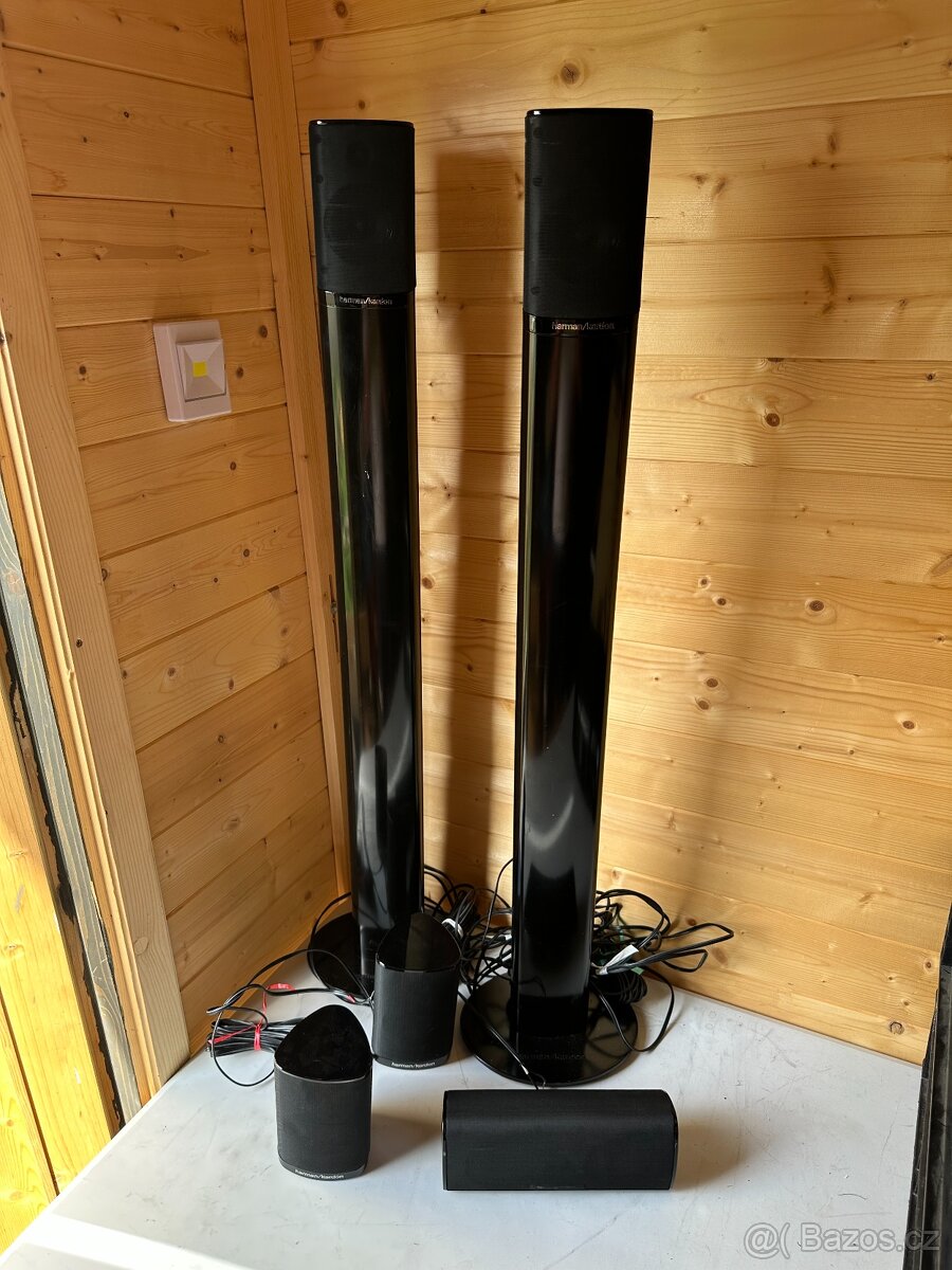 Reproduktory HARMAN KARDON HKTS 7 černé + stojany