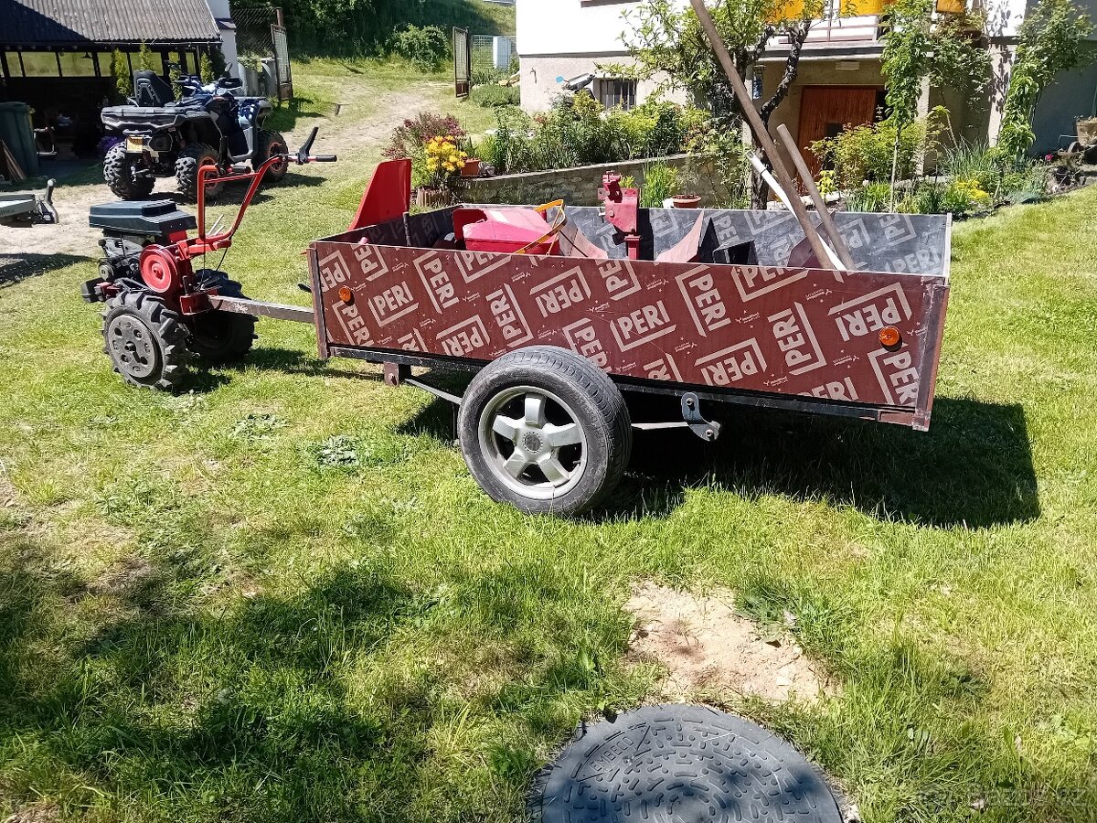 vari s valníkem a kompletním příslušenstvím.malotraktor.
