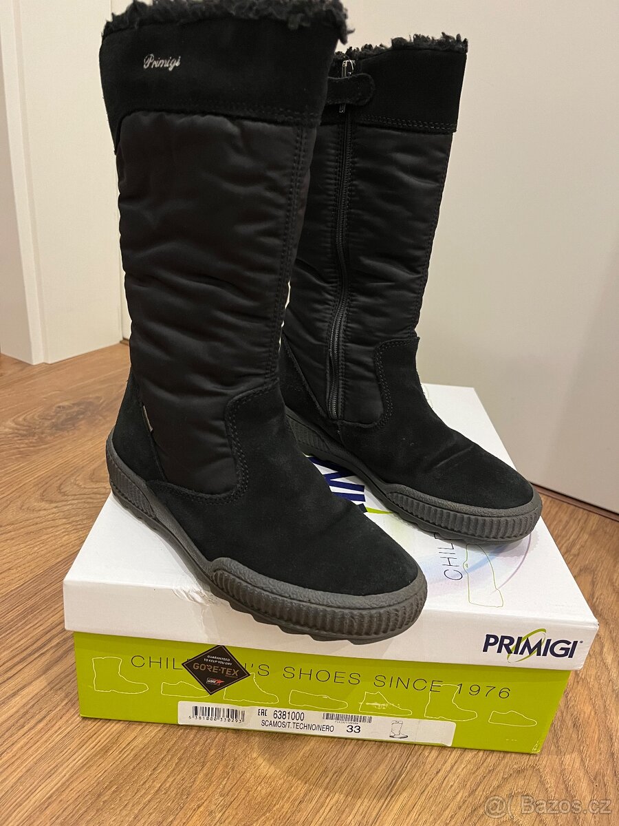 Dětské zimní kozačky Primigi vel. 33