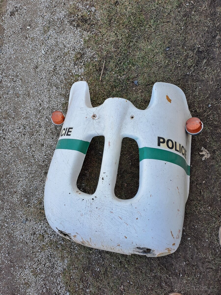 Kapotáž Jawa 350/634 Policie / VB SNB