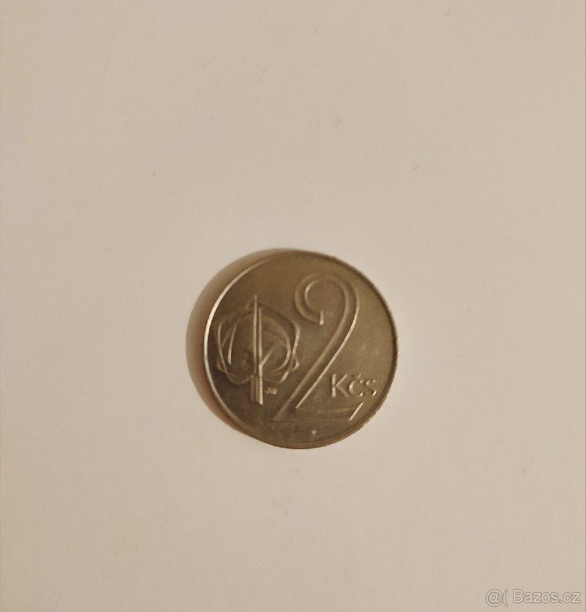 2 Kčs (1991-znak ČSFR)