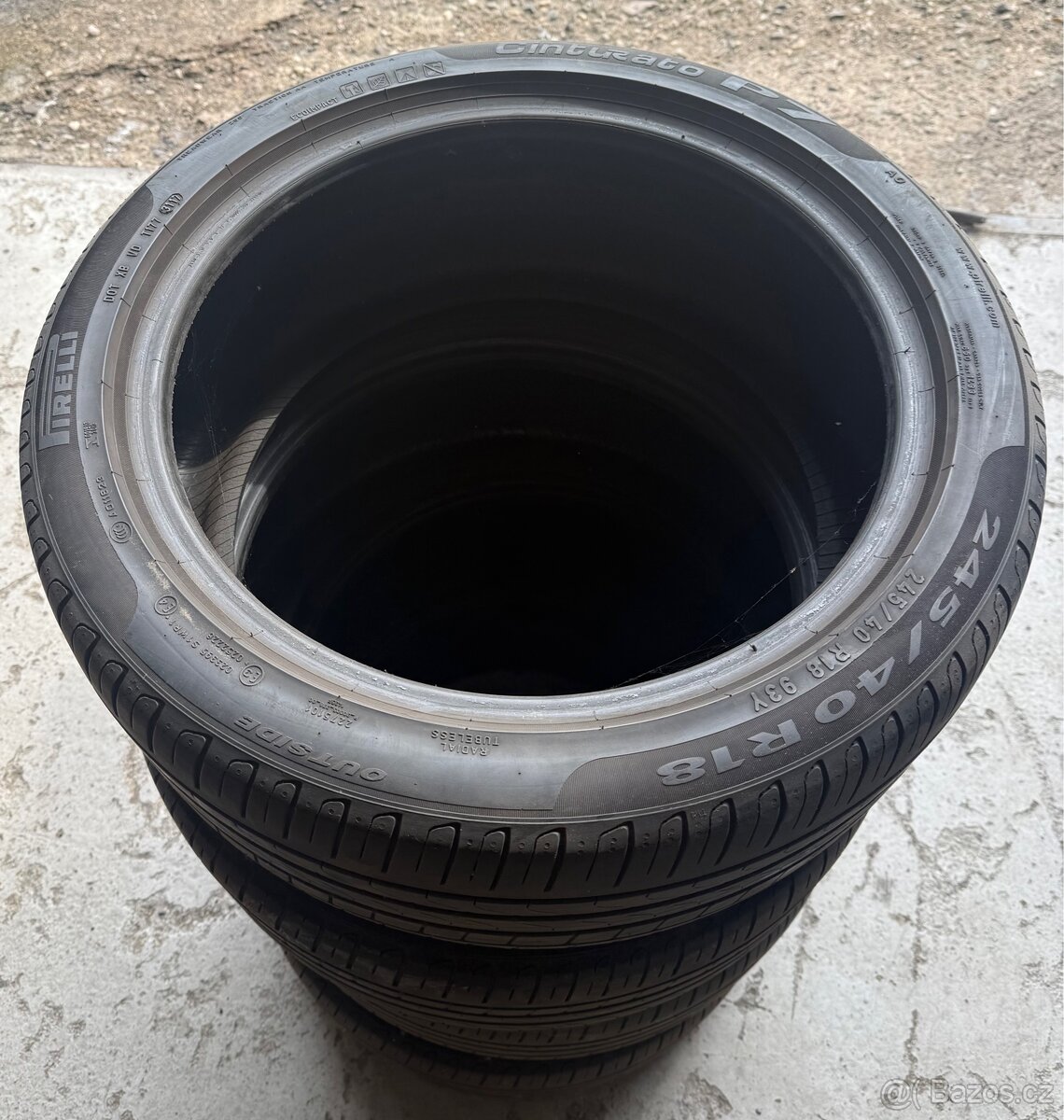 Prodám letní pneu Pirelli Cinturato 245/40 r18
