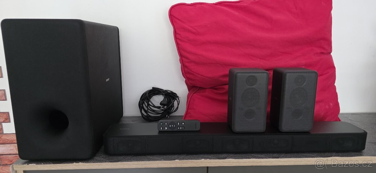 Soundbar Sony HT-S2000 + Sony SA-SW3 + Sony SA-RS3S