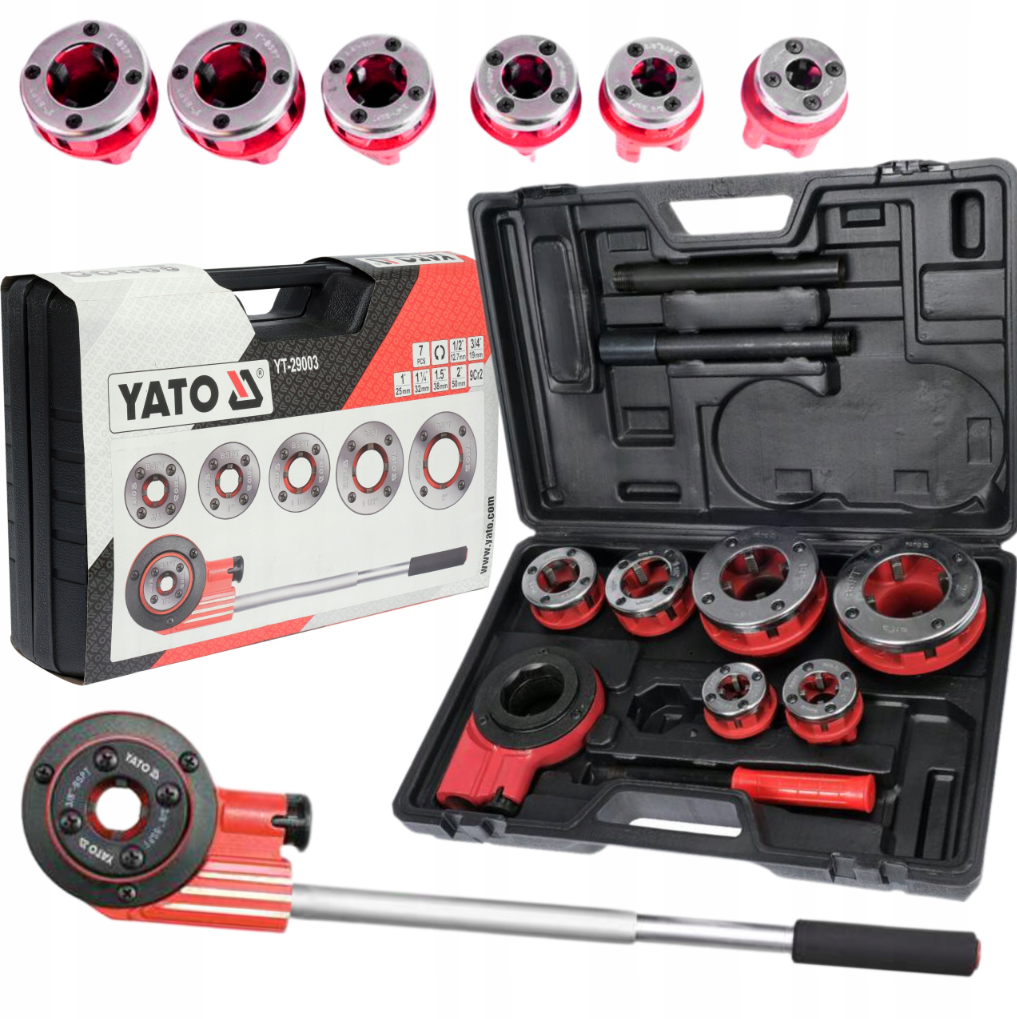 Nový RUČNÍ ZÁVITNÍK YATO YT-29003 1/2"-2"