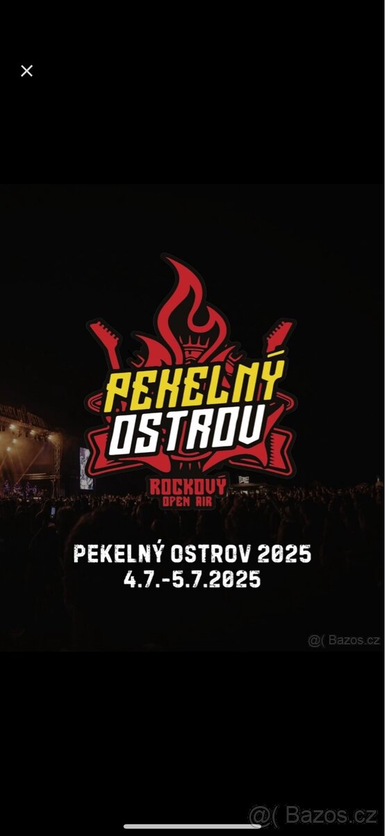 Prodá listek na pekelný ostrov celý festival