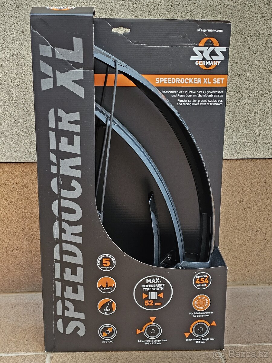 Sada gravel blatníků SKS Speedrocker XL 52 mm