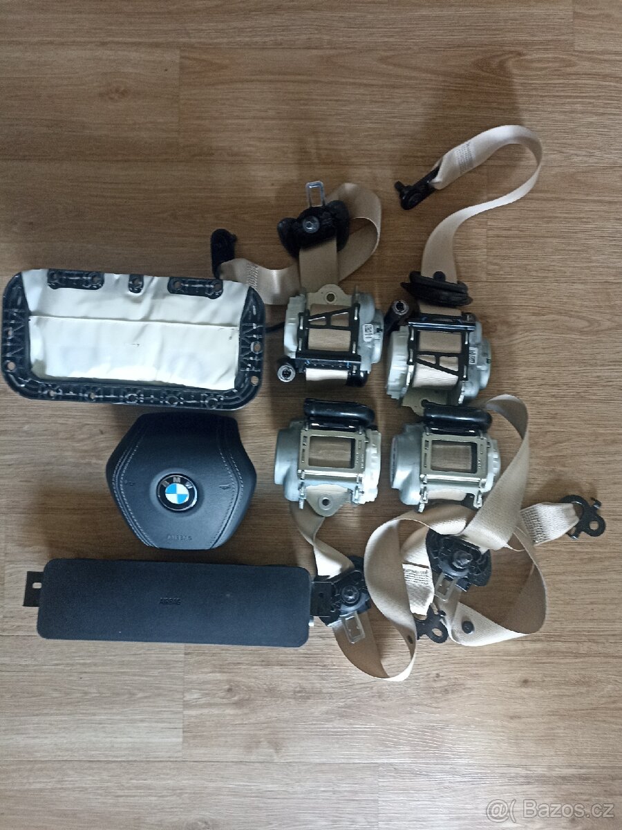 BMW X5 G05 airbagy, bezpečnostní pásy
