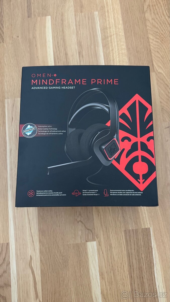 Herní sluchátka HP OMEN Mindframe Prime – chlazení, 7.1 zvuk