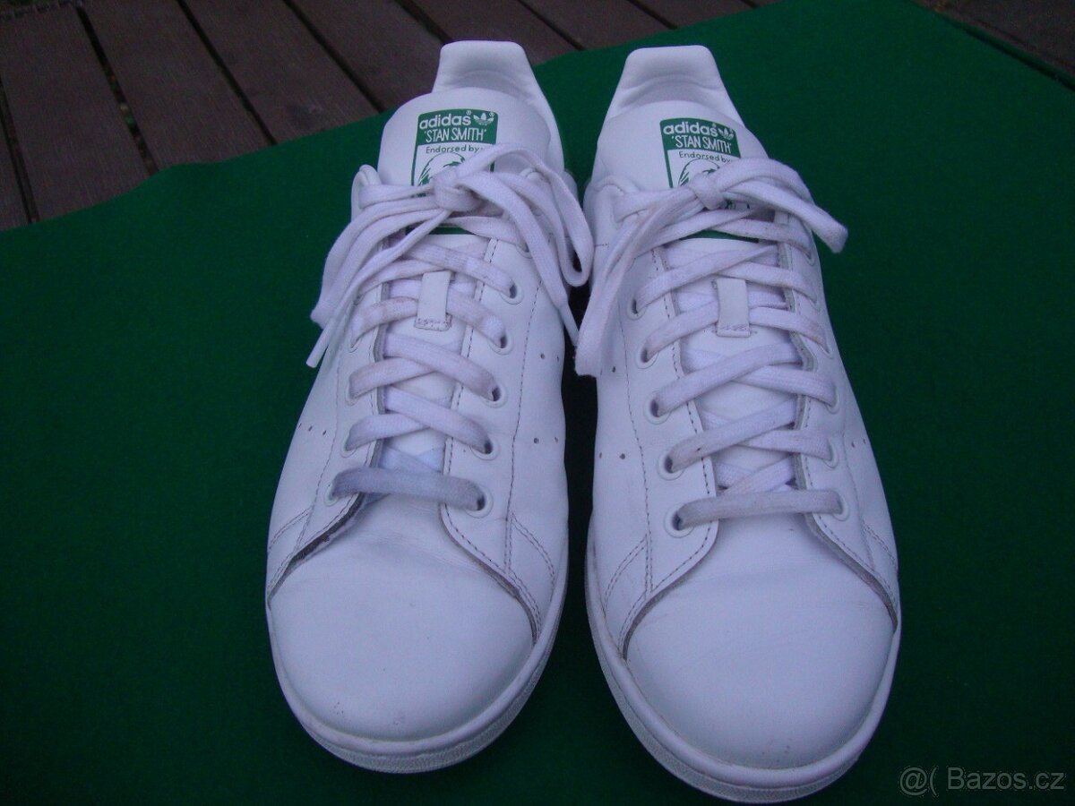 Boty tenisky Adidas bílé STAN SMITH bílé vel.44 pěkný stav