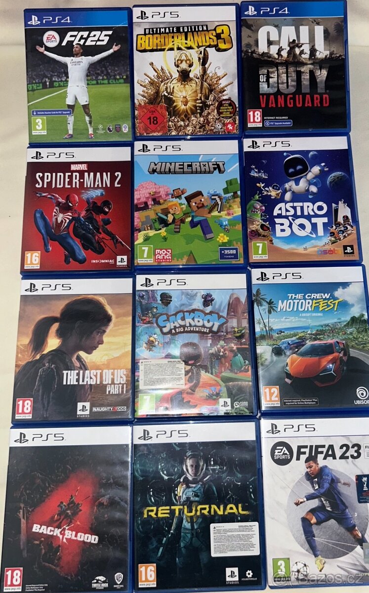 Hry na ps5 a ps4 , playstation 5