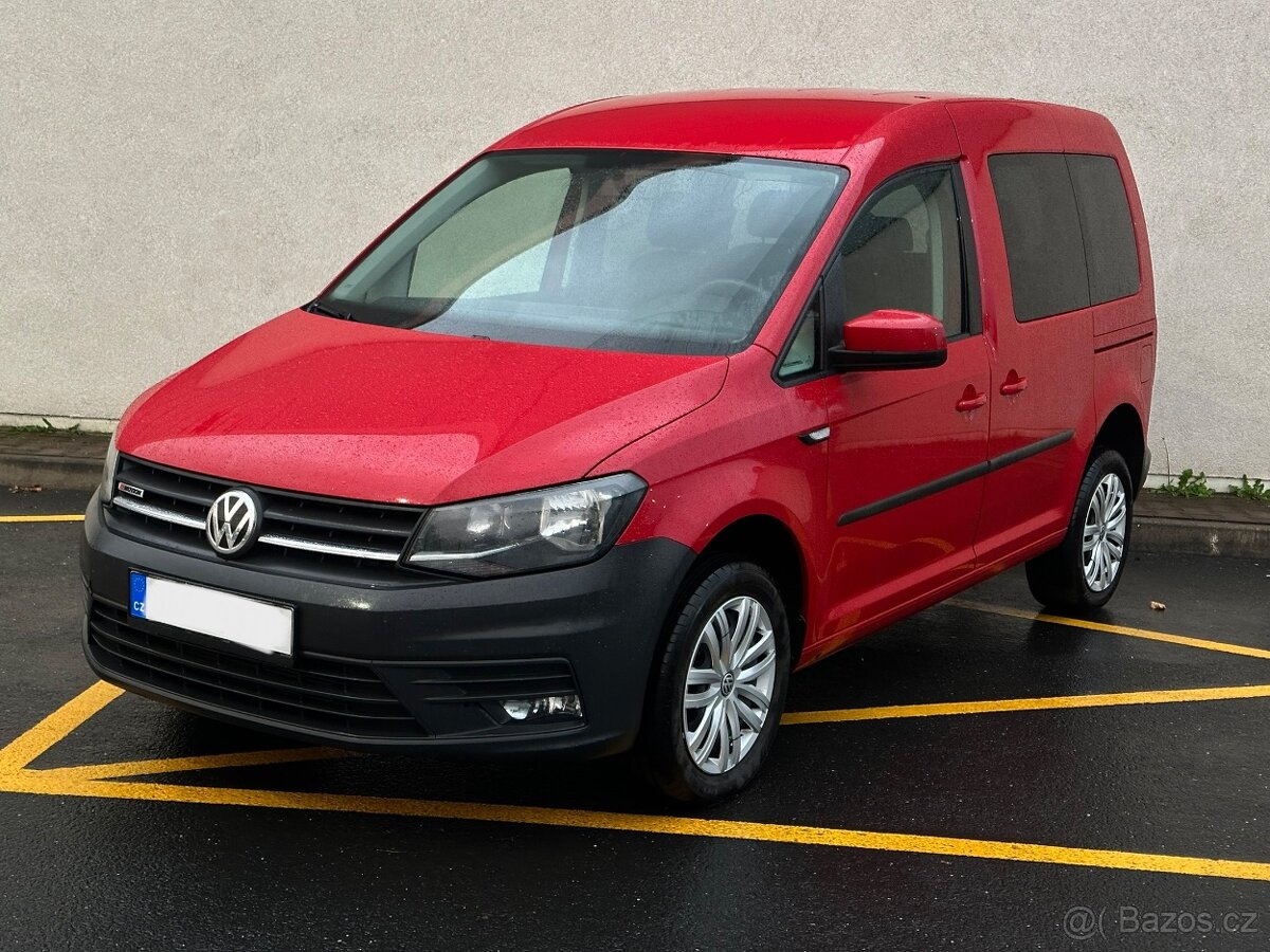 Caddy 2020 2,0tdi,90kw,4x4,tažné,1.majitel Čr,odpočet dph