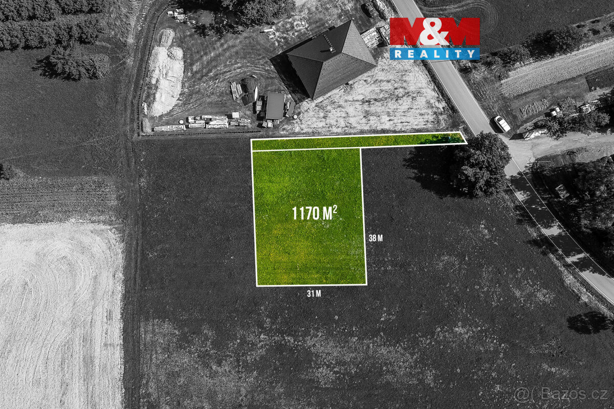 Prodej pozemku k bydlení, 1170 m², Štipoklasy