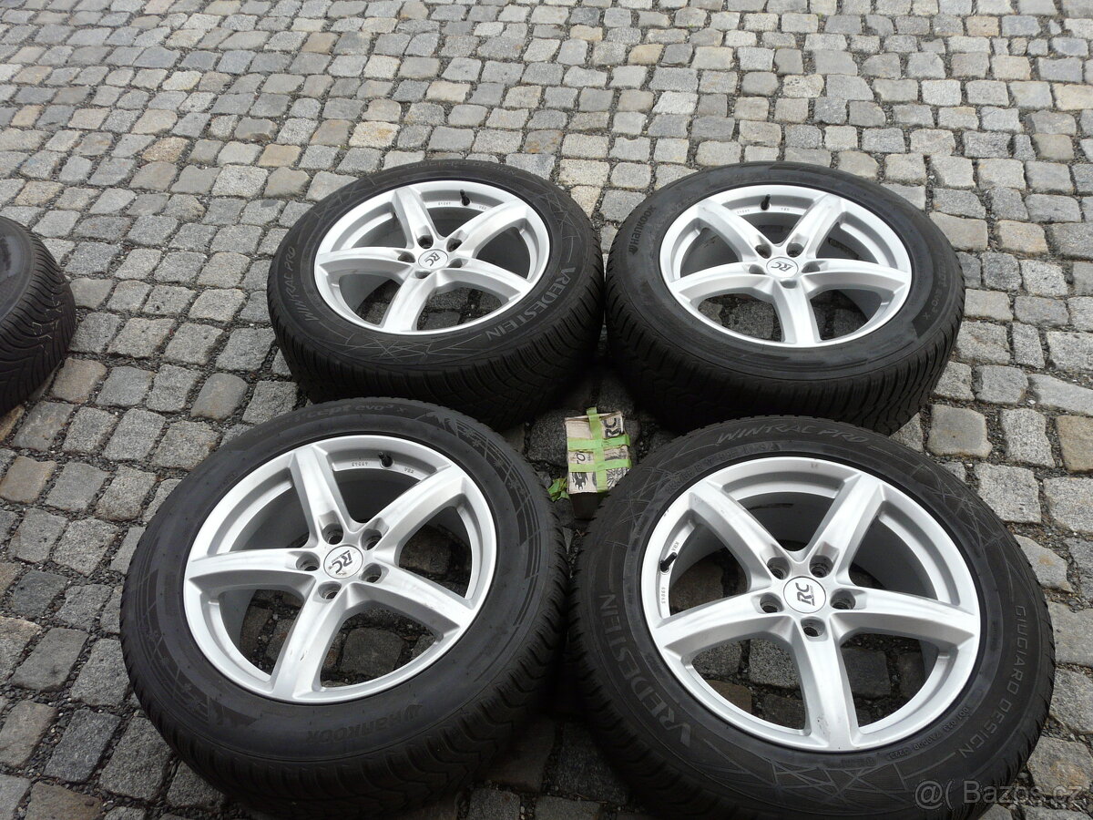 ALU KOLA + ZIMNÍ PNEU 235/55R17 FORD 17" VOLVO