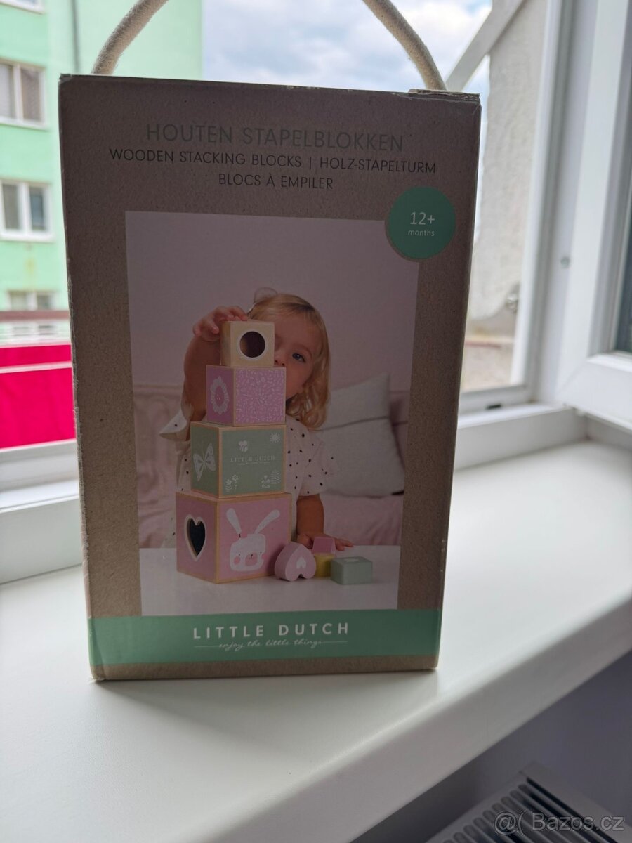 Dřevěné kostky LITTLE DUTCH