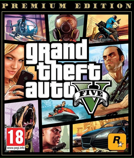 GTA 5 Grand Theft Auto V Premium Edition (Xbox One)
